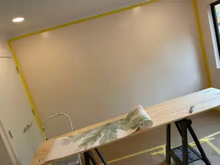 Wallpaper installation project